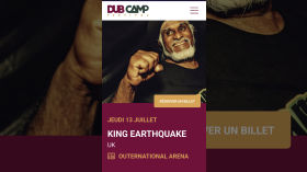Dub Camp 2023 - 13 juillet - 59m59s59ms King Earthquake enregistré à l'arrache by Reggae-By-Ju_